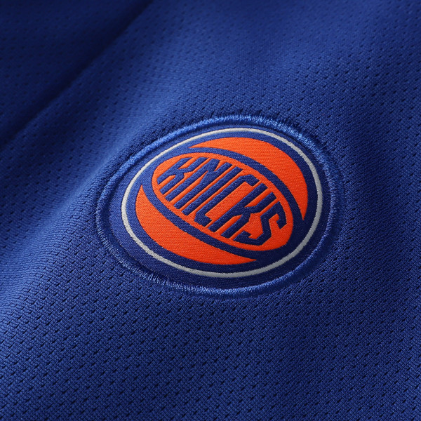 New York Knicks Nike Blue 2025/26 Authentic Coaches Quarter-Zip Dri-Fit Top