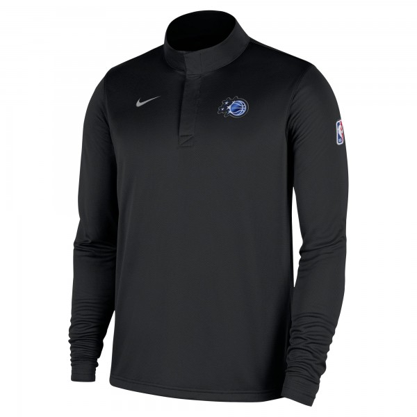 Orlando Magic Nike Black 2025/26 Authentic Coaches Quarter-Zip Dri-Fit Top