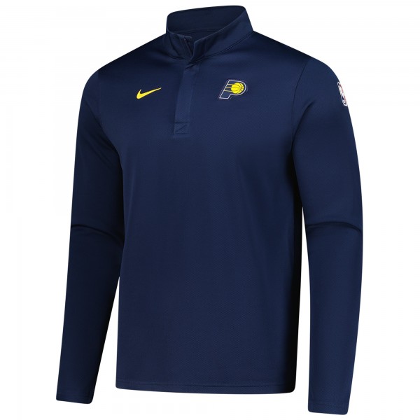Indiana Pacers Nike Navy 2025/26 Authentic Coaches Quarter-Zip Dri-Fit Top
