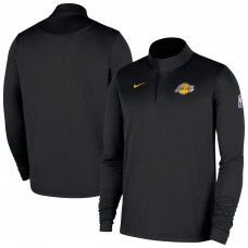 Los Angeles Lakers Nike Black 2025/26 Authentic Coaches Quarter-Zip Dri-Fit Top