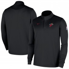 Miami Heat Nike Black 2025/26 Authentic Coaches Quarter-Zip Dri-Fit Top