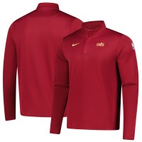 Cleveland Cavaliers Nike Wine 2025/26 Authentic Coaches Quarter-Zip Dri-Fit Top