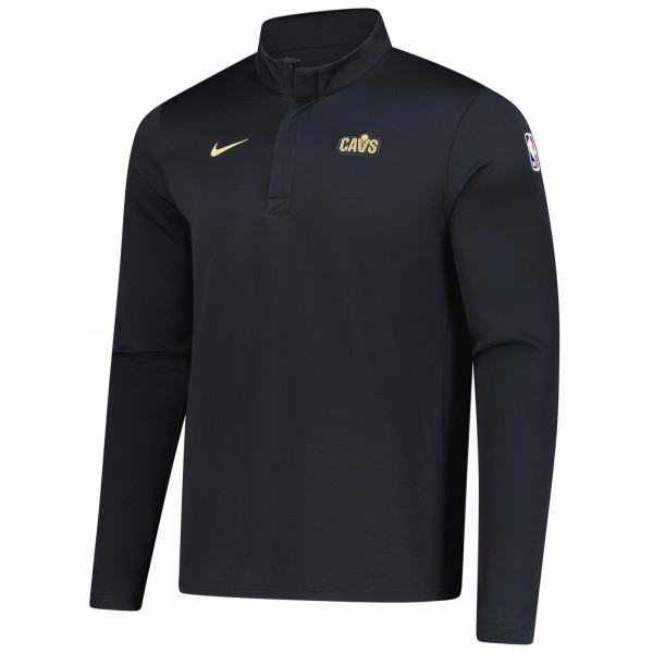 Cleveland Cavaliers Nike Black 2025/26 Authentic Coaches Quarter-Zip Dri-Fit Top