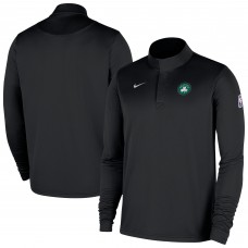 Boston Celtics Nike Black 2025/26 Authentic Coaches Quarter-Zip Dri-Fit Top