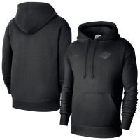 Толстовка Los Angeles Lakers Nike Black Authentic Travel Standard Issue Dri-Fit
