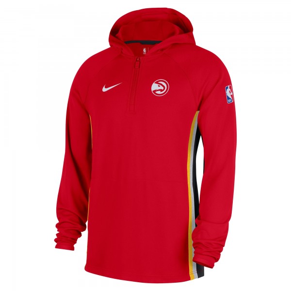 Толстовка Atlanta Hawks Nike Red Authentic On Court Zone Quarter-Zip Dri-FIT