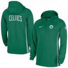Boston Celtics Nike Kelly Green Authentic On Court Zone Quarter-Zip Dri-FIT Hoodie Jacket