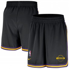 Los Angeles Lakers Nike Black Authentic Practice DNA Woven Performance Shorts