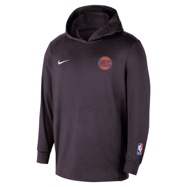 Толстовка New York Knicks Nike Black Authentic Practice Yoga Restore Dri-Fit