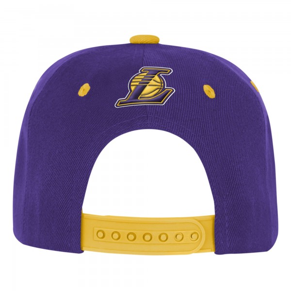 Бейсболка Подростковая Los Angeles Lakers Outerstuff Purple/Gold Two-Tone