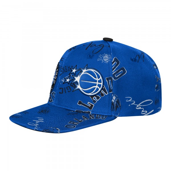Бейсболка Orlando Magic Outerstuff Blue Street Hooper Allover Print