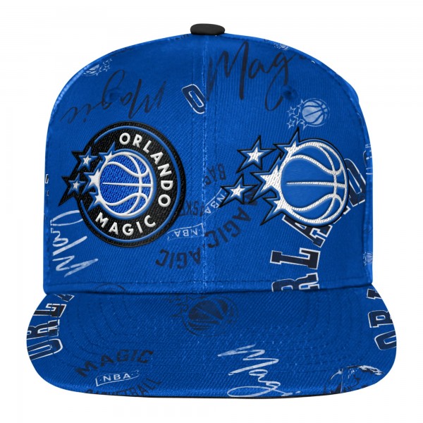 Бейсболка Orlando Magic Outerstuff Blue Street Hooper Allover Print
