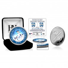 Los Angeles Dodgers Shohei Ohtani Highland Mint 50/50 Club 39mm Silver Coin