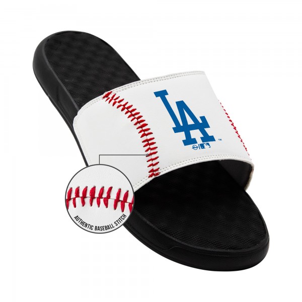Unisex Los Angeles Dodgers ISlide Baseball Stitch Slide Sandals