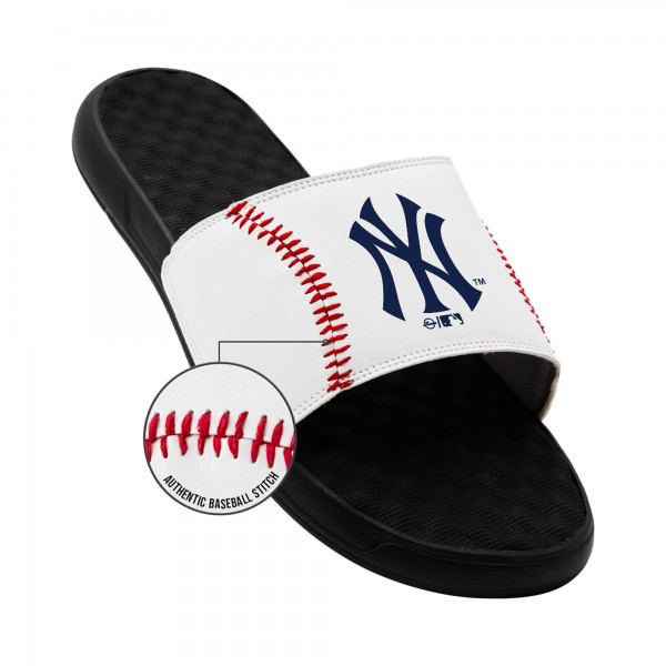 Unisex New York Yankees ISlide Baseball Stitch Slide Sandals