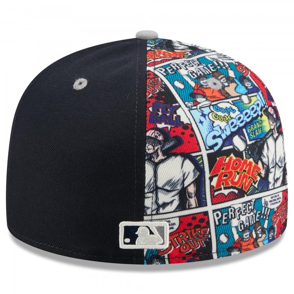 Бейсболка New York Yankees New Era Navy/Gray 2025 MLB Diamond Hero Edition 59FIFTY