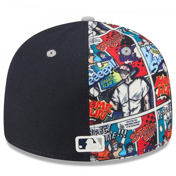 Бейсболка New York Yankees New Era Navy/Gray 2025 MLB Diamond Hero Edition Low Profile 59FIFTY