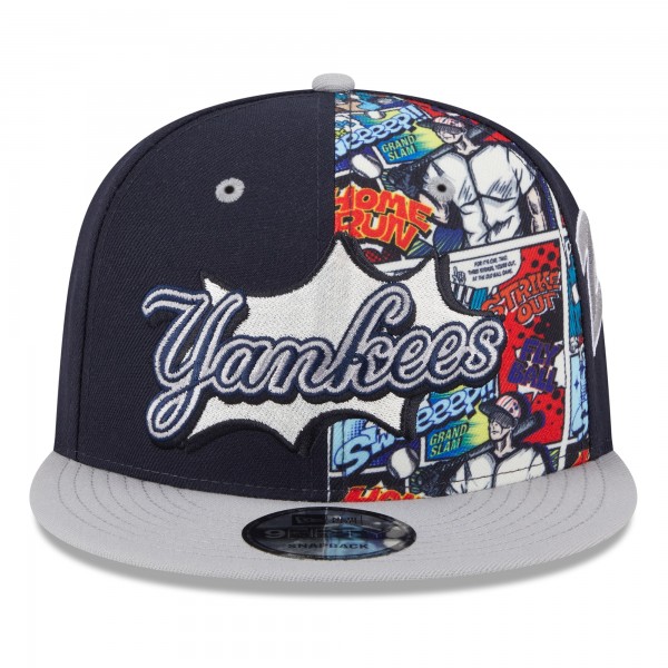 Бейсболка New York Yankees New Era Navy/Gray 2025 MLB Diamond Hero Edition 9FIFTY Snapback