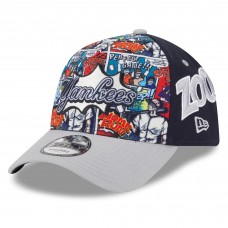 Бейсболка New York Yankees New Era Navy/Gray 2025 MLB Diamond Hero Edition A-Frame 9FORTY