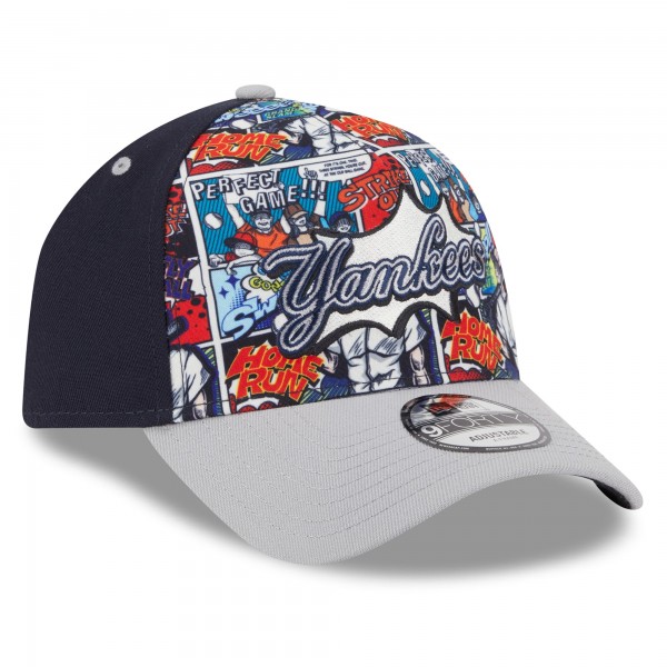 Бейсболка New York Yankees New Era Navy/Gray 2025 MLB Diamond Hero Edition A-Frame 9FORTY