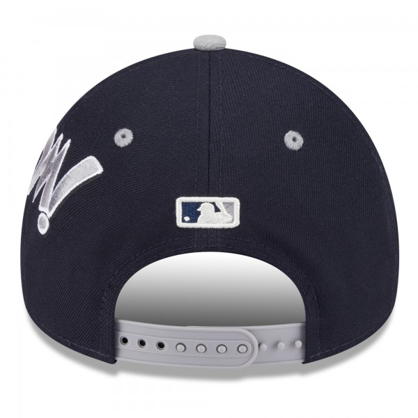 Бейсболка New York Yankees New Era Navy/Gray 2025 MLB Diamond Hero Edition A-Frame 9FORTY