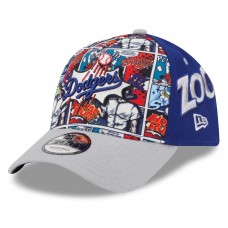 Бейсболка Los Angeles Dodgers New Era Royal/Gray 2025 MLB Diamond Hero Edition A-Frame 9FORTY