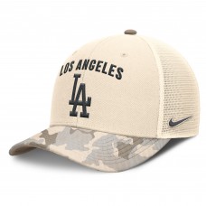 Бейсболка Los Angeles Dodgers Nike Natural Camo Natural Pack Rise