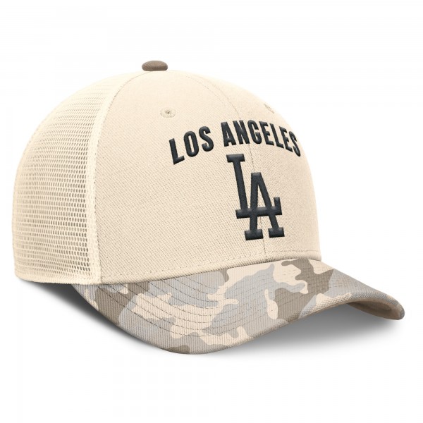 Бейсболка Los Angeles Dodgers Nike Natural Camo Natural Pack Rise