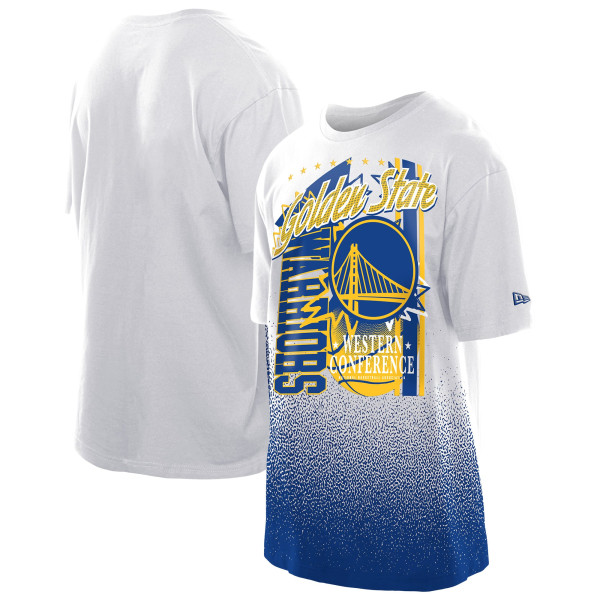 Футболка Golden State Warriors New Era White Injection Sport Classics