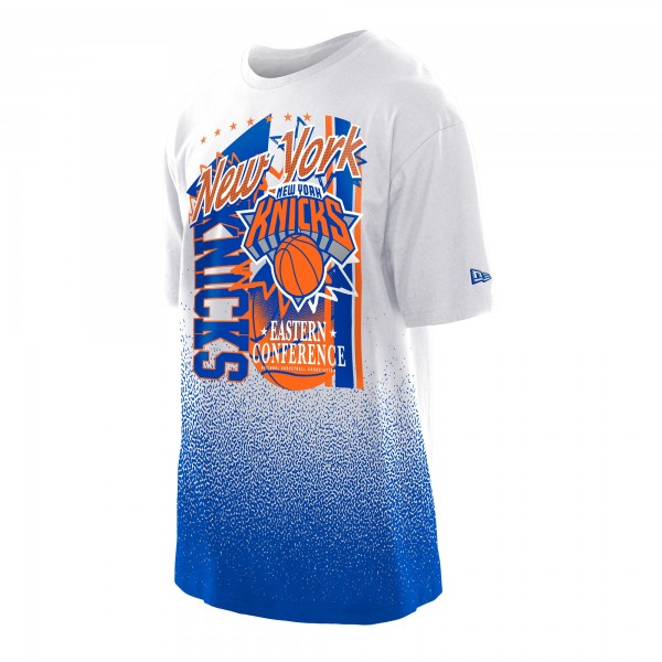 New York Knicks New Era White Injection Sport Classics T-Shirt