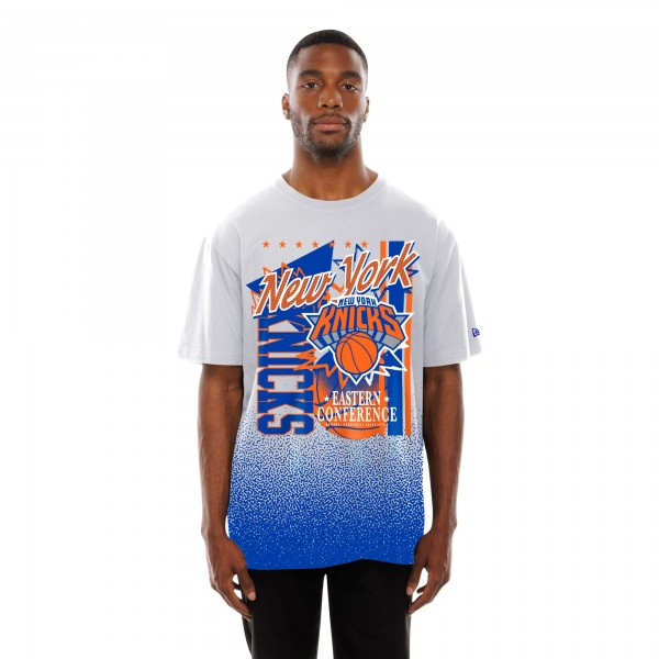 New York Knicks New Era White Injection Sport Classics T-Shirt