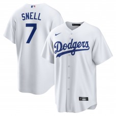 Джерси Los Angeles Dodgers Blake Snell Nike White Home Replica Player