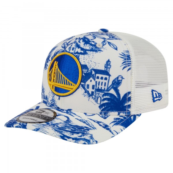 Бейсболка Golden State Warriors New Era White Lemon Tree 9SEVENTY