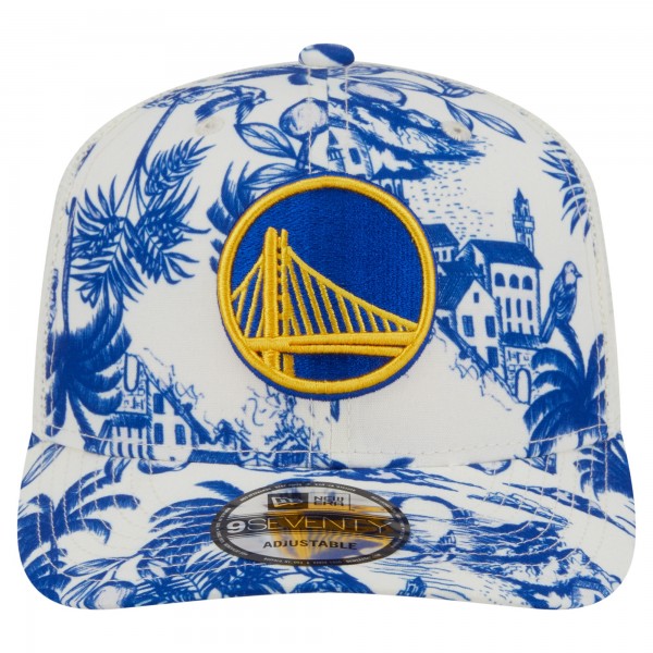 Бейсболка Golden State Warriors New Era White Lemon Tree 9SEVENTY