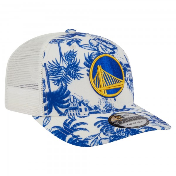 Бейсболка Golden State Warriors New Era White Lemon Tree 9SEVENTY