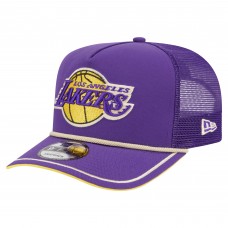 Бейсболка Los Angeles Lakers New Era Purple Vintage Team Rope A-Frame 9FIFTY Snapback