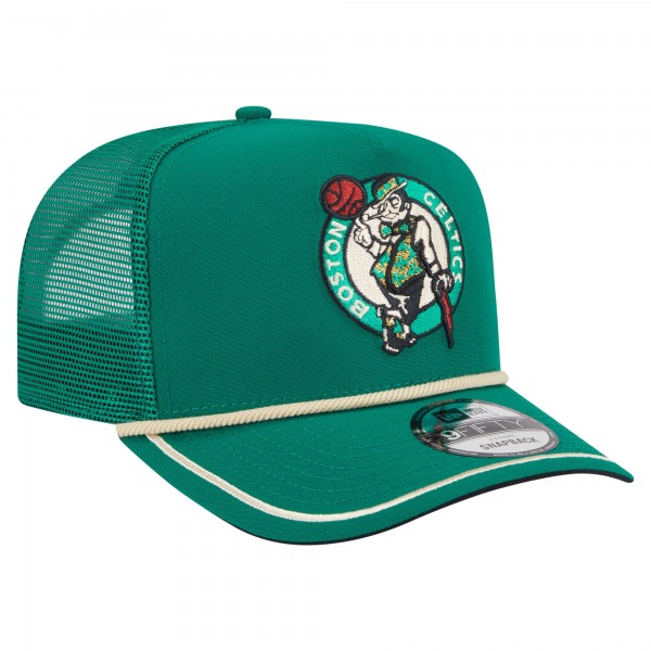 Бейсболка Boston Celtics New Era Kelly Green Vintage Team Rope A-Frame 9FIFTY Snapback