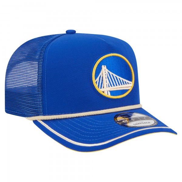 Бейсболка Golden State Warriors New Era Royal Vintage Team Rope A-Frame 9FIFTY