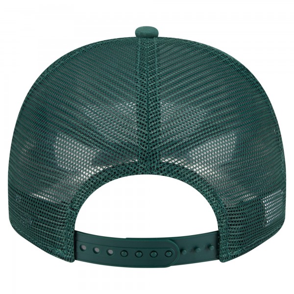 Бейсболка Milwaukee Bucks New Era Hunter Green Vintage Team Rope A-Frame 9FIFTY