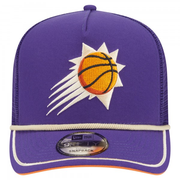 Бейсболка Phoenix Suns New Era Purple Vintage Team Rope A-Frame 9FIFTY