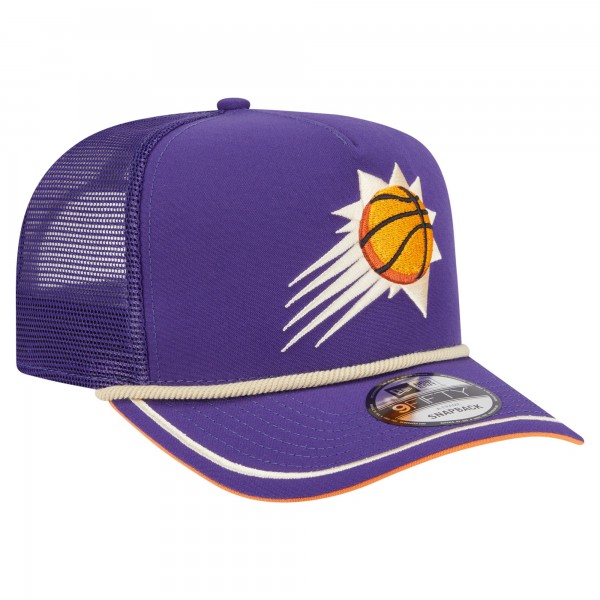 Бейсболка Phoenix Suns New Era Purple Vintage Team Rope A-Frame 9FIFTY