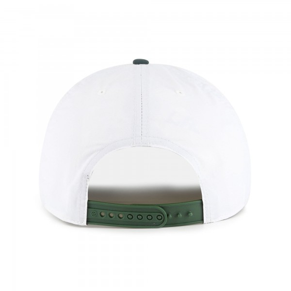 Бейсболка Milwaukee Bucks 47 White/Hunter Green Tribute Two-Tone Hitch