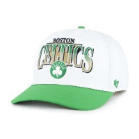 Бейсболка Boston Celtics 47 White/Kelly Green Tribute Two-Tone Hitch