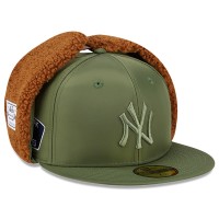 Бейсболка New York Yankees New Era x Alpha Industries Olive Dog Ear 59FIFTY