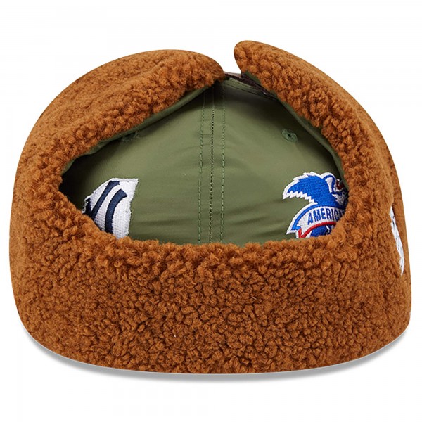 Бейсболка New York Yankees New Era x Alpha Industries Olive Dog Ear 59FIFTY