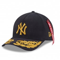 Бейсболка New York Yankees New Era x Alpha Industries Black A-Frame 9FORTY