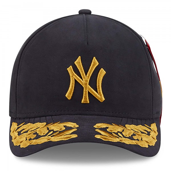 Бейсболка New York Yankees New Era x Alpha Industries Black A-Frame 9FORTY