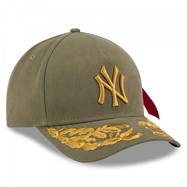 Бейсболка New York Yankees New Era x Alpha Industries Olive A-Frame 9FORTY
