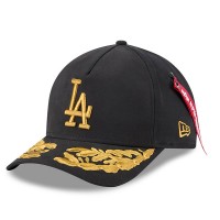 Бейсболка Los Angeles Dodgers New Era x Alpha Industries Black A-Frame 9FORTY