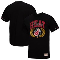 Футболка Miami Heat Mitchell & Ness Black NBA x Michelob Ultra Rewind II